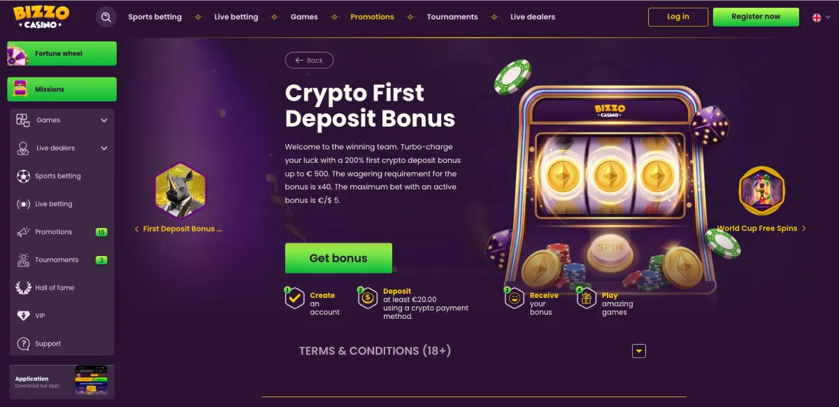 Bizzo Casino webová stránka Bizzo Casino webová stránka